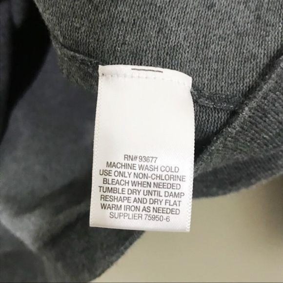 JF J.Ferrar Dark Gray Thin Knit V-Neck Sweater S - Picture 4 of 8